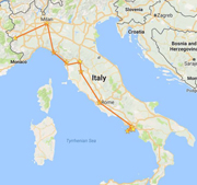 Map of Italy